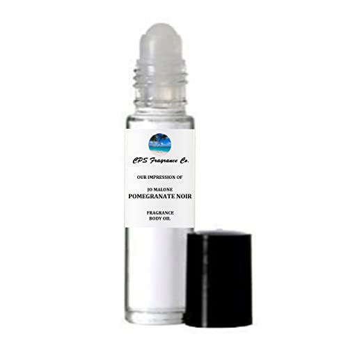 POMEGRANATE NOIR For Women & Men Type Hypoallergenic Pure Perfume Body Oil Roll On 1/3oz (10ml) CPS Fragrance Co. Impression made with Pure essential Oils + Organic Fractionated Coconut Oil