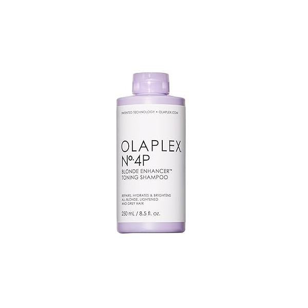 Olaplex No. 4P Blonde Enhancer Purple Toning Shampoo, Repairs, Hydrates, & Brightens All Blonde, Lightened, Grey Hair, 8.5 fl oz
