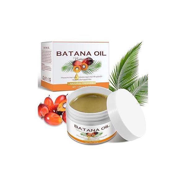 Raw Batana Oil for Hair Growth Dr Sebi from Honduras, Botana Thickening & Radiance Nourishment Skin,7.8 fl oz Pure Natural Prevent Loss