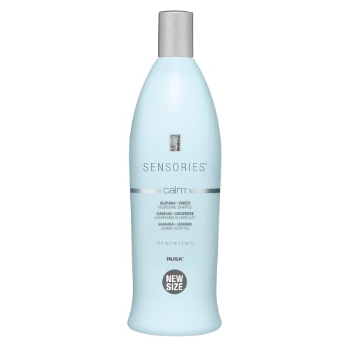 RUSK Sensories Calm Guarana and Ginger Nourishing, Guarana and Ginger Vegetable Protein to De-Stress Damaged Hair