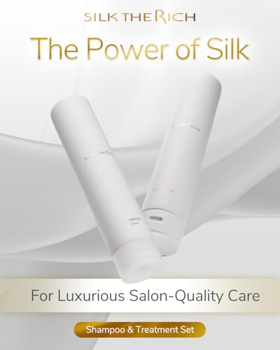 Shampoo & Conditioner Set, Hydrating & Moisturizing for Dry, Damaged, Color-Treated Hair, Paraben & Sulfate Free, Clean Hair Shampoo & Conditioner for Women & Men, White (8.5 fl oz Each)