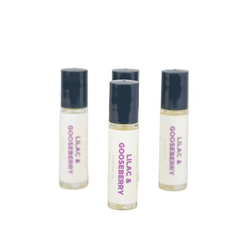 Lilac and Gooseberry Perfume Oil - .3 oz Rollerball Perfume | Phthalate Free | Perfume For Women