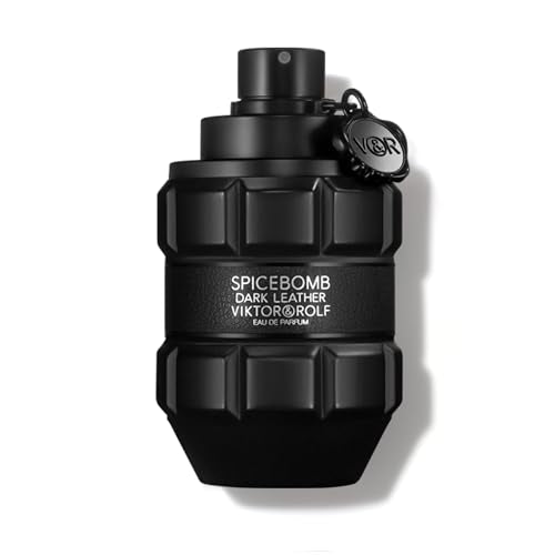 Viktor&Rolf - Spicebomb Dark Leather Eau de Parfum - Woody & Spicy - Cologne for Men - With Notes of Leather, Incense & Musk - 3 Fl Oz