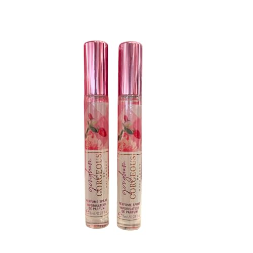 Bath & Body Works GINGHAM GORGEOUS Perfume Mini Spray Travel Size for Women 0.23 fl oz - Pack of 2