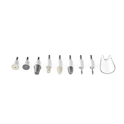 Pure Enrichment PureNails Luxe 9-Piece Replacement Nail Drill Set
