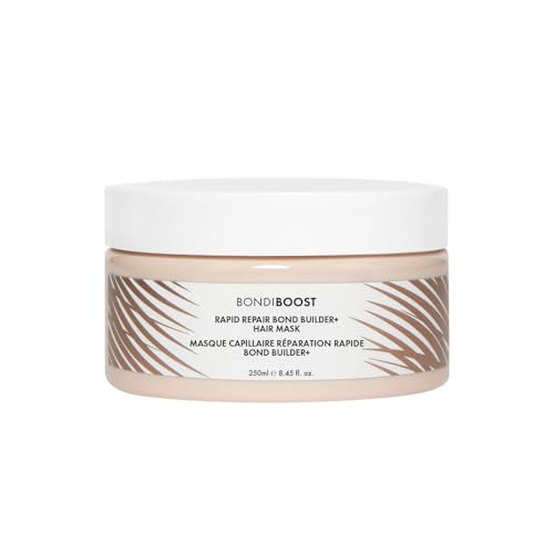 BONDIBOOST Rapid Repair Bond Builder + Hair Mask for Damaged Hair [8.45 fl oz], Deep Conditioning Treatment + Restores Strength & Shine