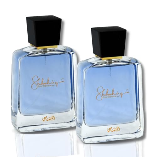 RASASI Shuhrah Eau De Parfum Spray for Men, 3.0 Ounce (Pack Of 2)
