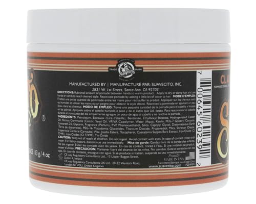 Suavecito Pomade Firme Clay - Strong Hold Hair Clay For Men - Low Shine Matte Hair Clay Pomade For Natural Texture Hairstyles