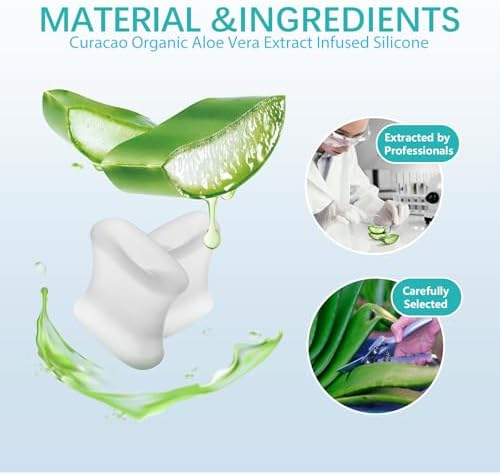 Upgraded Gel Toe Separators - 12 Pack Aloe Vera Extract Infused Silicone Toe Spacers for Straightening Overlapping Toes, Bunions, Calluses – Bunion Corrector for Men and Women(Medium Size)