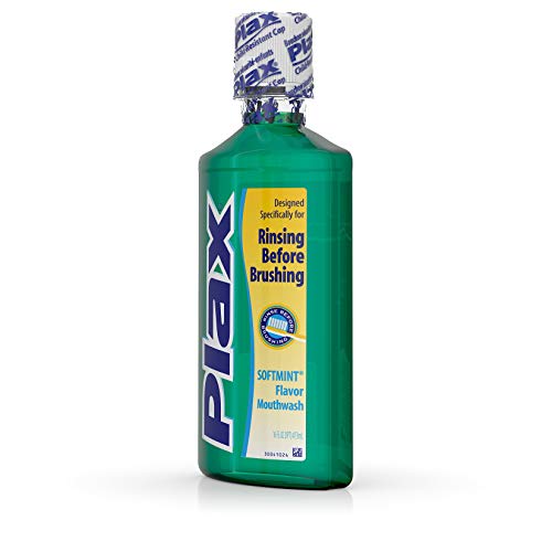 Plax Advanced Formula Plaque Lossening Rinse, Soft Mint, 16 Fl. Oz
