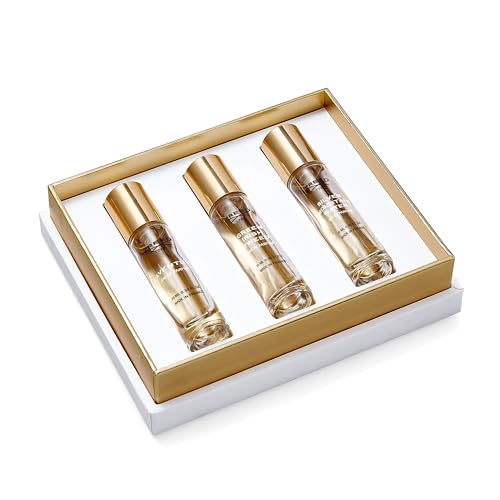House of Creed Men's Holiday Gift Coffret Set, Features 3 Signature Cologne Scents of Aventus, Green Irish Tweed, & Silver Mountain Water, 3 x 10ml