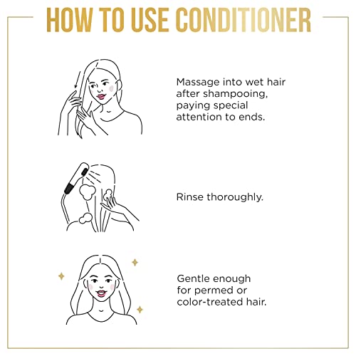 Pantene Sulfate Free Conditioner, Volumizing conditioner for fine or flat hair with Bamboo, Color Safe, 8.0 oz