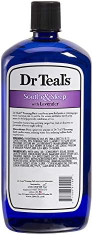 Dr Teal's Foaming Bath Variety Gift Set (2 Pack, 34oz ea.) - Soothe & Sleep Lavender & Relax & Relief Eucalyptus & Spearmint - Pure Epsom Salt & Essential Oils Alleviate Stress & Clear The Mind