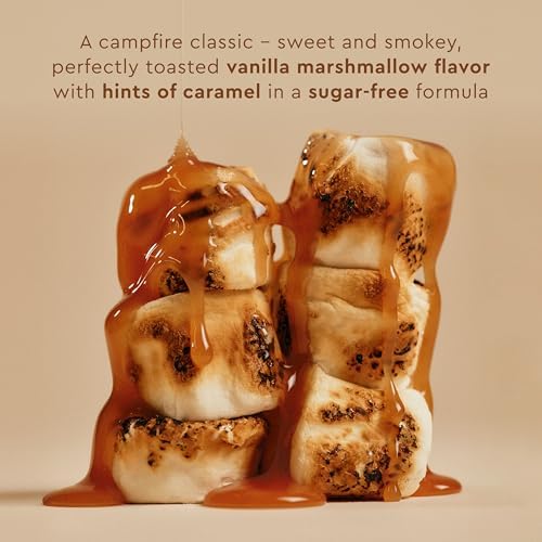 MOON Toasted Marshmallow Toothpaste - Stain Removal Teeth Whitening Toothpaste for Adults & Children- with Mica - Sweet Vanilla Marshmallow Flavor - Sugar-Free (4.2 Ounce)