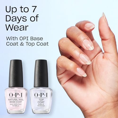 OPI Nail Lacquer Nail Polish | Opaque Light Blue Crème Chip Resistant Nail Polish | Vegan, Fast Drying, Streak Free