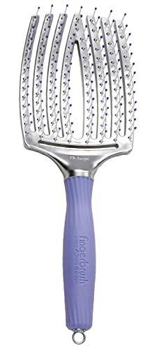 Olivia Garden Finger Brush Scalp-Hugging & Vented Paddle Hair Brush FB