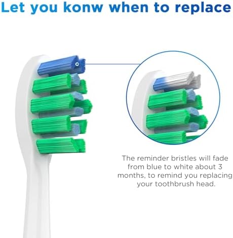 Replacement Brush Heads for Waterpik Sensonic Complete Care Toothbrush, with Covers, Compact, White, 5 Count