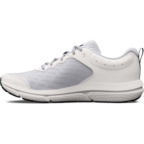Under Armour Men's Charged Assert 10, (104) White/Black/Black, 7, US
