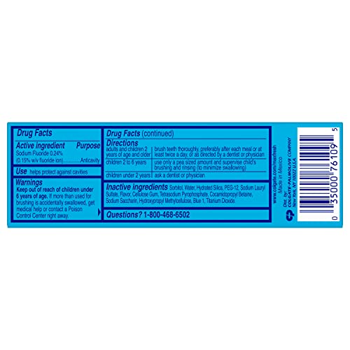 Colgate Max Fresh Travel Size Toothpaste with Mini Breath Strips, Cool Mint - 24 Pack