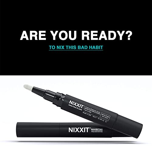 Nail Biting Treatment for Children and Adults - Stop Nail Biting Pen and Thumb Sucking for Adults & Kids - Non Glossy Bitter Taste - Safe & Effective Solution - USA Made