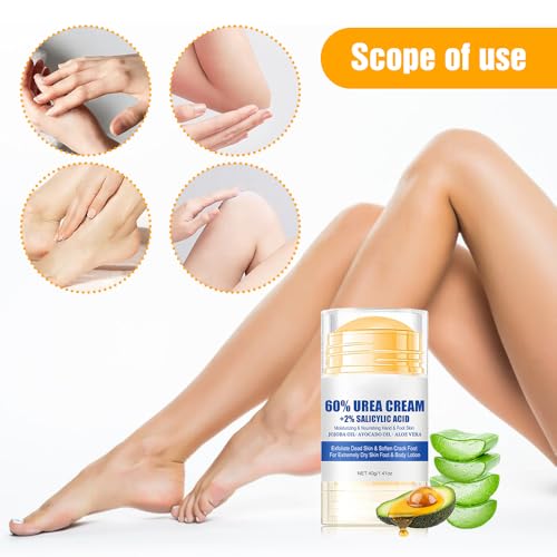 Hydrating and Anti-Cracking Foot Cream, 2025 Moisturising and Relieves Cracking and Dryness Foot Cream, Hand and Foot Repair Cream for Daily Care Callused, Feet, Knee, Elbow (2)