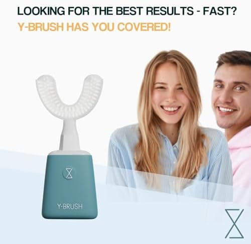 Y-Brush New 2025 Essential - Sonic Electric Toothbrush - 3 Months Battery Life with USB-C - 2 Brushing Modes - Clinically Proven - Adult