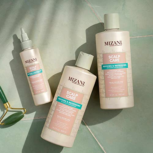 MIZANI Scalp Care Dandruff Shampoo - Cleanses Hair & Scalp, For Curly Hair