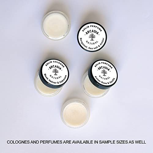 Sandalwood "Sweet" (Solid Cologne) - Handcrafted with natural oils and butters, Vegan and alcohol-Free cologne