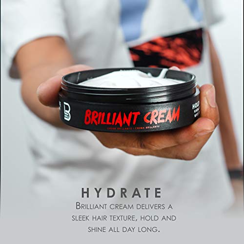 L3 Level 3 Brilliant Cream - Improves Hair Texture and Shine - Delivers a Natural Hair Style Look Hydrates your Hair