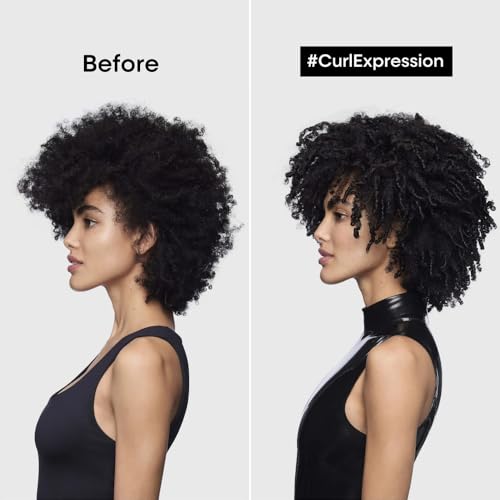 L'Oréal Professionnel Paris Curl Expression Moisturizing Shampoo - Hydrates & Detangles For Curly & Coily Hair Types, Sulfate & Paraben-Free