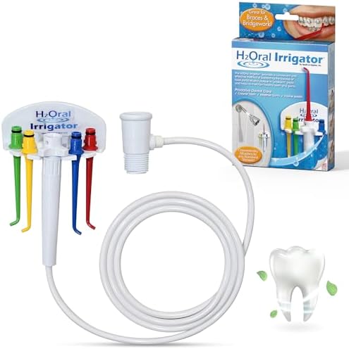 Oral Irrigator Shower Floss Dental Care System | Advanced Shower Water Flosser for Healthy Gums and Teeth | Shower Flosser | Dental Water Flosser for Superior Dental Hygiene at Home | Made in U.S.A.