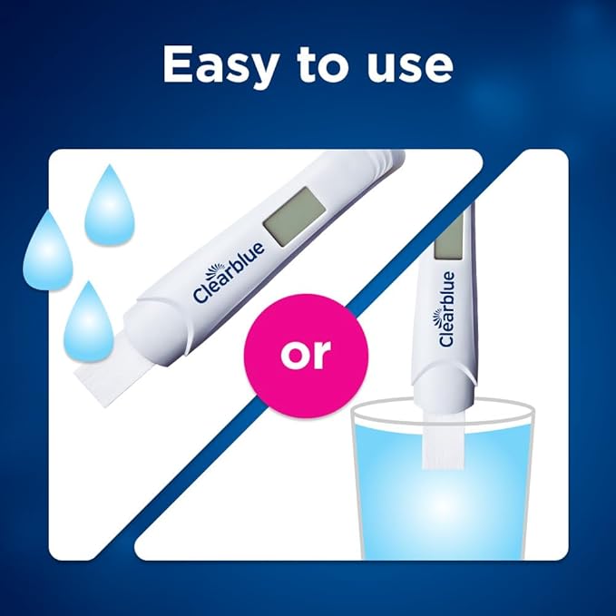 Clearblue Early Digital Pregnancy Test, Early Detection at Home Pregnancy Test, 3 Ct (Pack of 2)