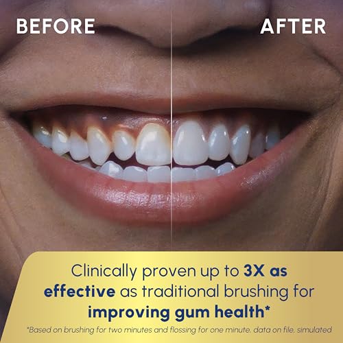 Waterpik Sensonic Complete Care Water Flosser and Rechargeable Electric Toothbrush Combo Set for Teeth Cleaning and Flossing, CC-04, White, Packaging May Vary