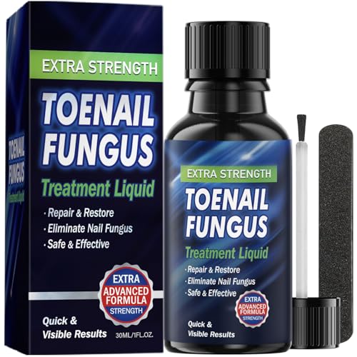 Toenail Fungus Treatment Extra Strength, Toe Fungus Treatment for Toenail, Fungus Nail Treatment, Nail Fungus Treatment for Damaged Nail & Athletes Foot (1oz)