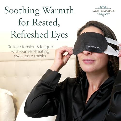 The Early Riser Self Care Kit - Includes Steam Eye Mask, Aromatherapy Shower Steamers, 24K Gold Eye Masks, Eucalyptus Mint Sugar Scrub - Morning Relaxation & Self Care Gifts for Women