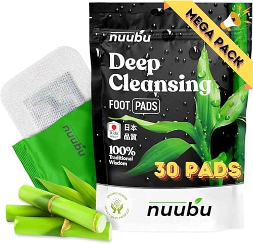 | Deep Cleansing Foot Pads for Better Sleep & Foot Care | Premium Japanese Organic Feet Pads with Ginger Powder (30 Pc)