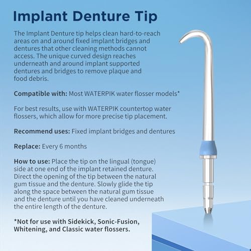 Replacement Heads for Waterpik, Replacement Picks for Water Pik Water Flosser (10 Tips)
