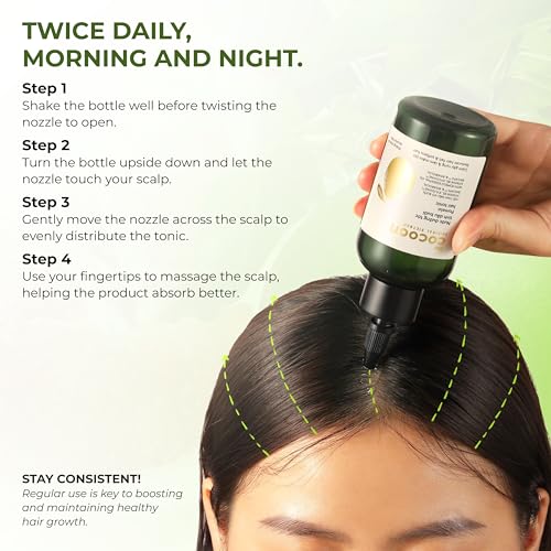 Cocoon Pomelo Grapefruit Oil Hair Tonic, Hair Growth Serum, Vegan Scalp Serum Treatment for Thinning, Damaged & Breakage Hair | Soften, Reduce Hair Loss & Promote Hair Growth | 4.73 fl oz