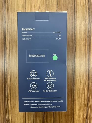 Electric Toothbrush for Adults, 5 Modes Sonic Toothbrush with 4 Brush Heads, 50000 VPM Deep Clean, 100-Day Battery Life, IPX7 Waterproof Rechargeable Toothbrushes Built-in Smart Timer, Green