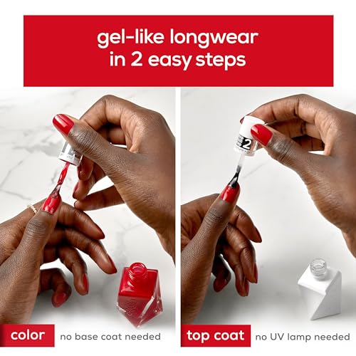 essie gel couture long-lasting mani kit, vegan, pink, top coat, Inside Scoop Kit, 1 set