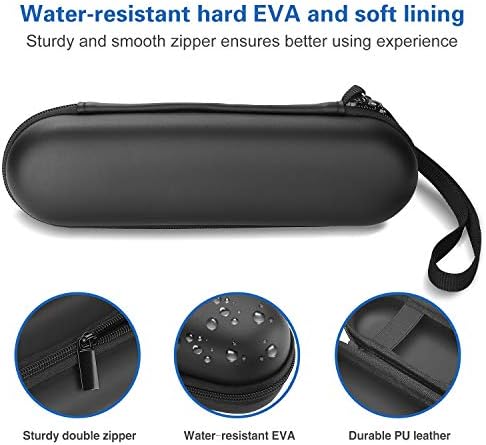 ProCase Travel Case for Oral-B/Oral-B Pro Smartseries/IO Serie Sonicare Protective Clean Electric Toothbrush, Hard EVA Case Cover Storage Bag Holder with Mesh Pocket for Accessories -Black