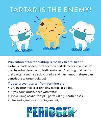 Periogen Tartar Control Toothpaste, SLS Free, Enamel Safe, Whitening Gel Formula, Get Your Teeth Hygienist Clean with Periogen Oral Care!
