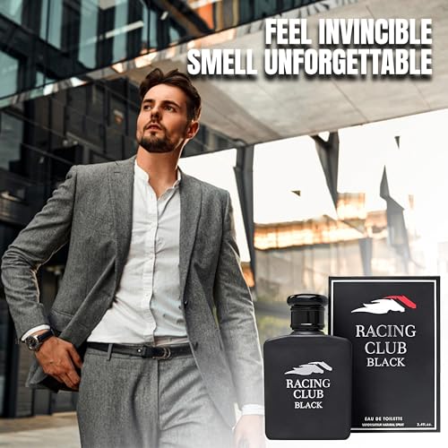 Cologne for Men Set 4 Combo Sets(Racing Club Black,Aries,Donatello Uomo,717 NYC) Eau De Parfume/Toilette Natural Spray Each 100ML Men Perfume Long Lasting Fragrance for Daily Use