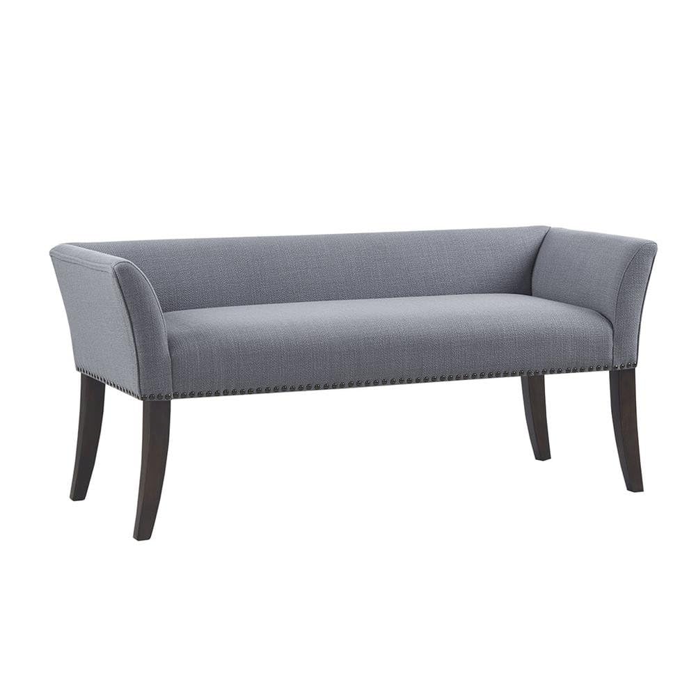 Starlight Canyon Home Blue Storage Bench with Solid Wood and Plywood Frame, Upholstered Seat and Back, Perfect for Bedroom, End of Bed or Bedroom Furniture Storage