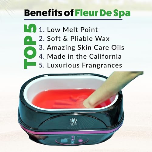 Paraffin Wax Refills – Made in USA – Coconut & Jojoba Oils for Luxurious Spa or Home Use on Hands, Feet, Body. Hydrating & Soothing