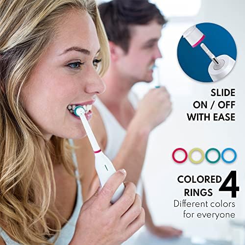 Replacement Brush Heads for OralB Braun Professional Ortho & Power Tip Kit- 8 Pack Compatible Orthodontic Electric Toothbrush Head Fit The Oral-B Pro 1000, Kids Plus!
