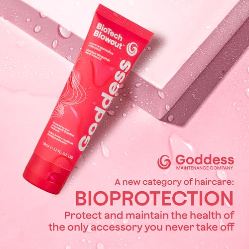 Biotech Blowout Leave-In Restorative Hair Mask, Heat Protectant & Strengthening Treatment for Frizz-Free Volume, Repairs & Shields Up to 450 F, 1.7 Fl Oz