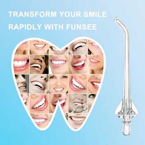 Replacement Head for AquaSonic Aqua Flosser, Water Flosser Replacement Tips Oral Irrigator Jet Tips,Only Compatible AquaSonic Aqua Water Flosser(4 Classic Jet Tips)