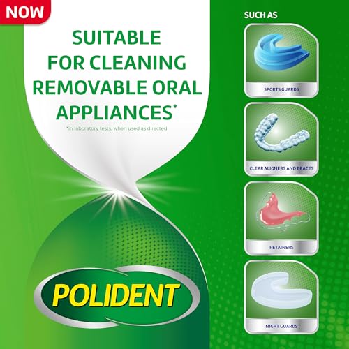 Polident 3 Minute Denture Cleanser Tablets - 84 Count