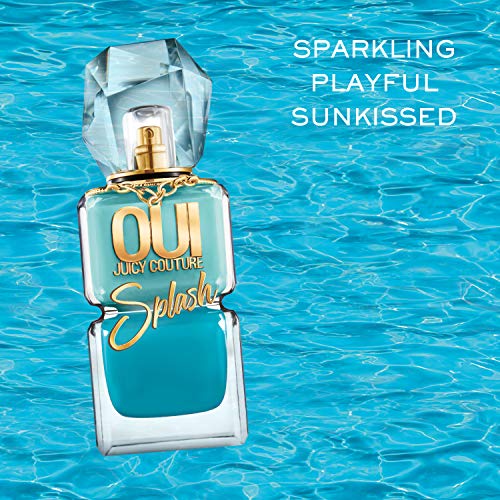 Juicy Couture Oui Splash Eau De Parfum, Women's Perfume with Notes of Pineapple, Jasmine Absolute & Cedarwood - Citrus & Floral, EDP Spray